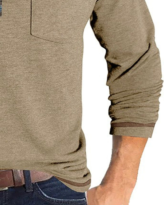 Bluse Menn Knapp Jakkeslag Polo