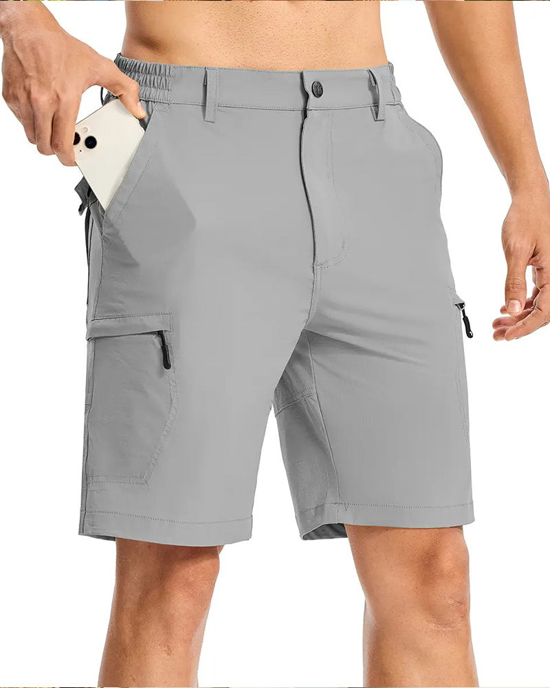 Shorts Elastisk Midje Lomme Menn Athletic