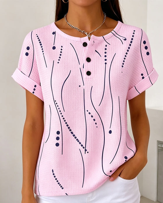 T-Shirt Rund Hals Kortermet