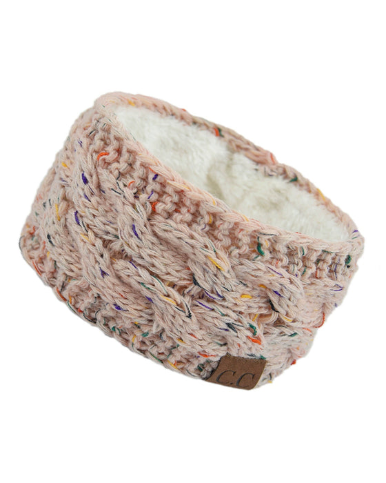 Fleece Strikket Pannebånd For Høst Og Vinter