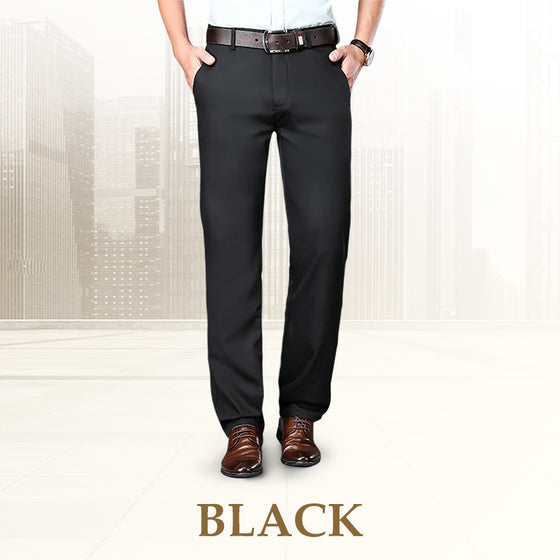 Herrebukser Med Høy Stretch I Straight Passform