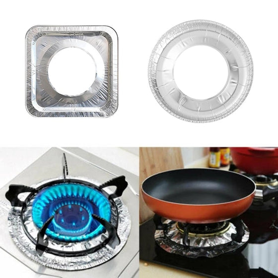 Gasskomfyr Aluminiumfolie Pute