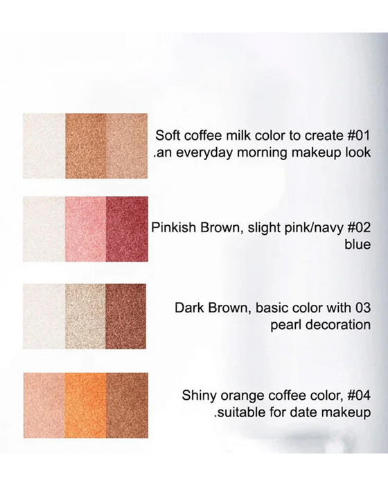 Vanntett Glitrende Øyenskyggestift Med Fargegradient