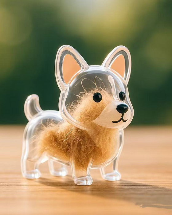 Hundehår Minne Sak Nøkkelring Minnekapsel Anheng