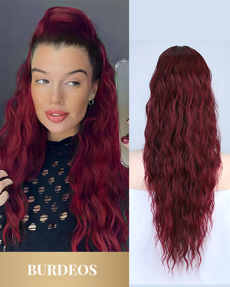 Lang Fyllig Og Krøllet Hårforlengelse