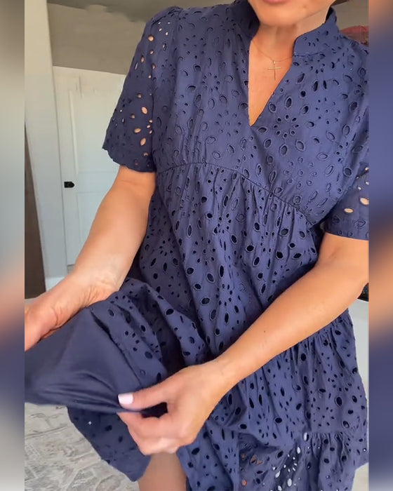 Kjole Ståkrage Hull A-Linje