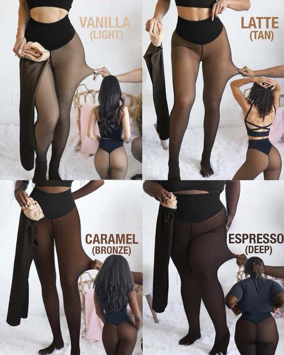 Fôrede Shaping-Leggings Med Én Søm