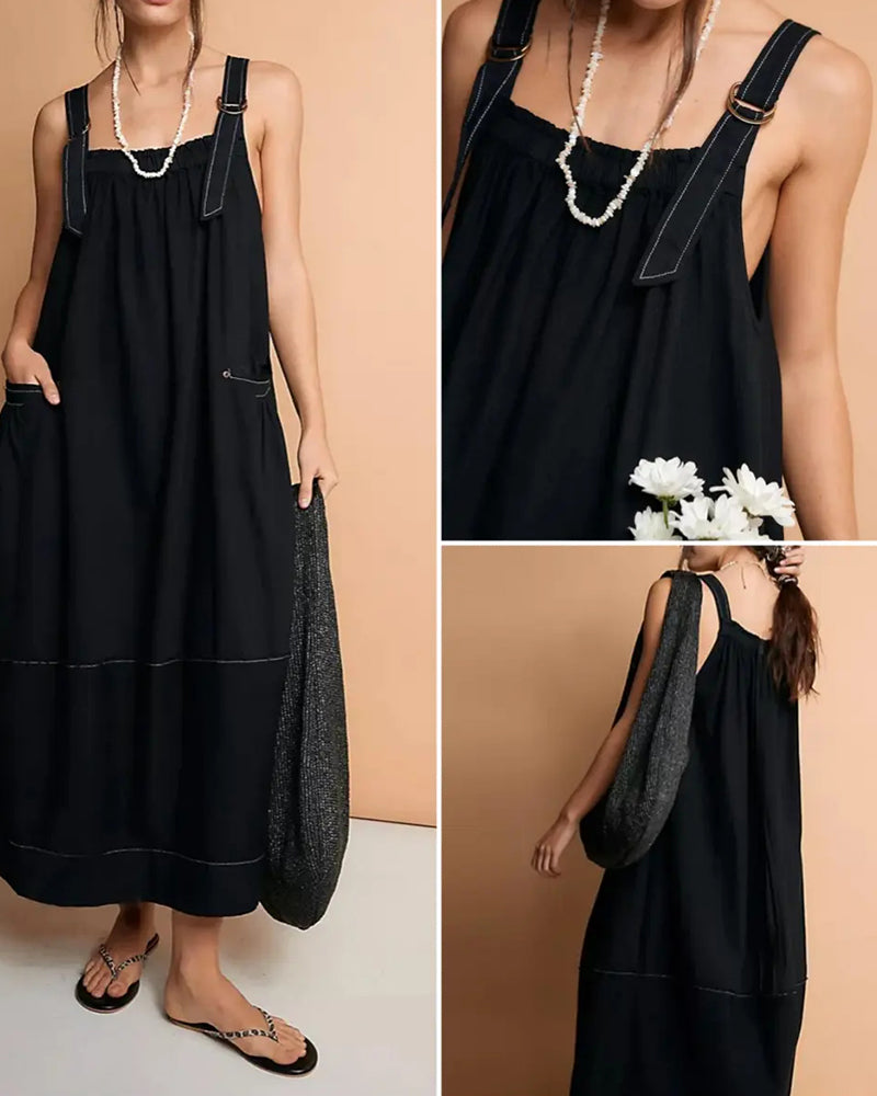 Kjole Loose Fit A-Linje Genser