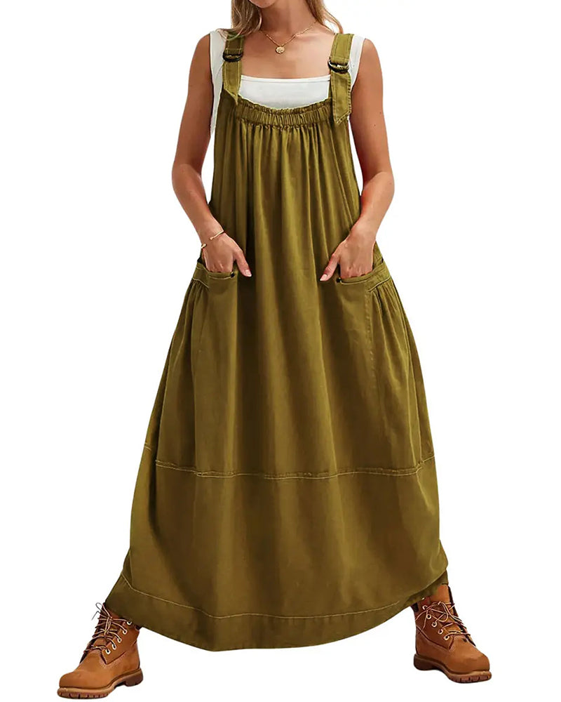Kjole Loose Fit A-Linje Genser