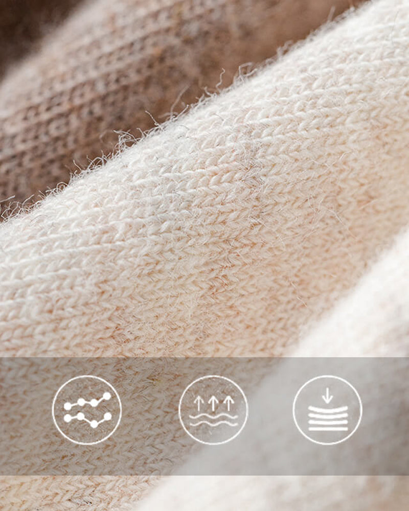 Strikket Genser Med Halvhøy Hals