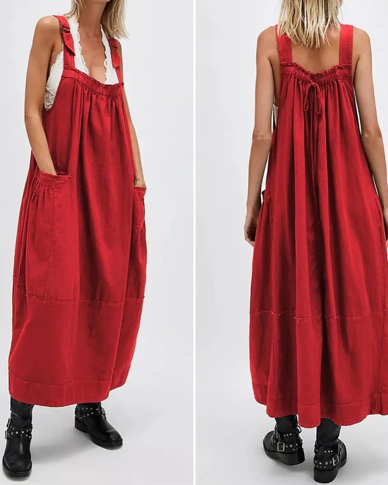 Kjole Loose Fit A-Linje Genser