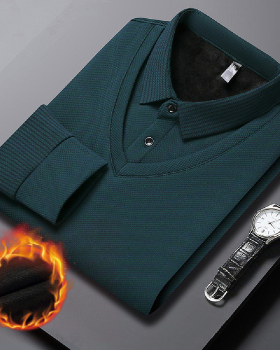 ⏳Begrenset Tid 50% Rabatt💥Stripet Jakkeslag Falsk Todelt Skjorte