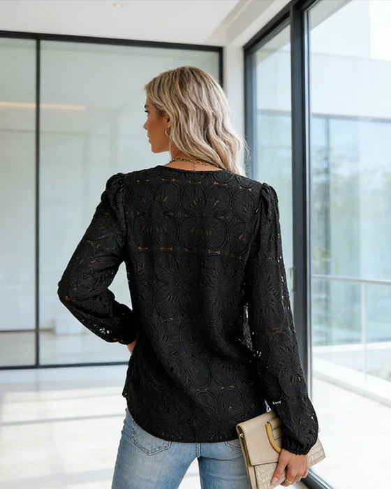Hull Dame Elegant Rund Hals