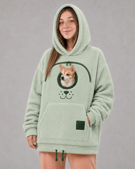 Hoodie Hetter Glidelås Kjæledyr