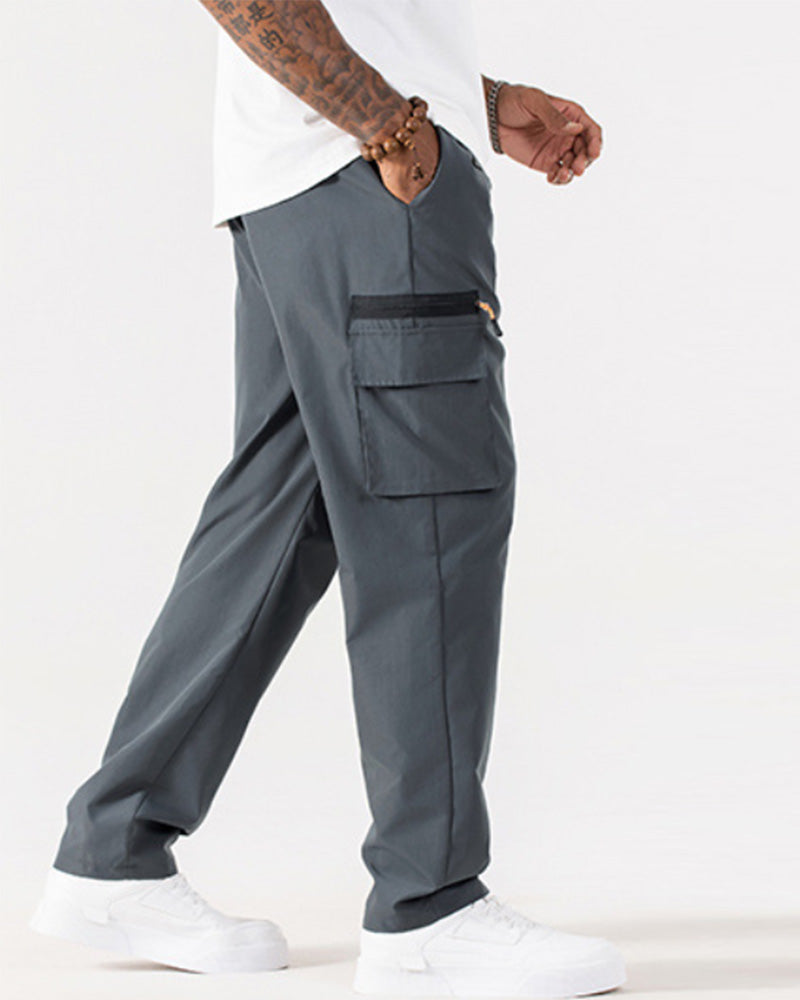 Bukser Løse Avslappede Flerlomme Cargo