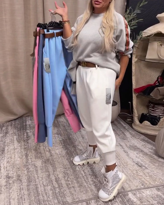 Bukser Ensfarget Enkle