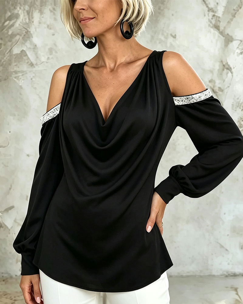 Bluse Casual Tøff Off-Shoulder