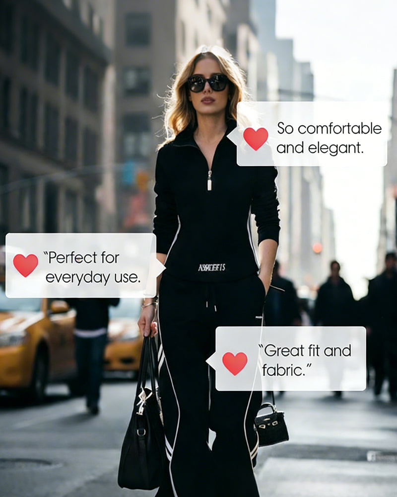 Todelte Sett Uformell Sport Figurfordelaktig