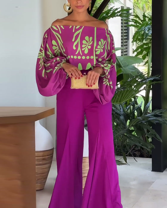 Elegant bluse med én skulder for damer