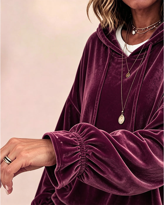 Hoodie Enfarget Langermet
