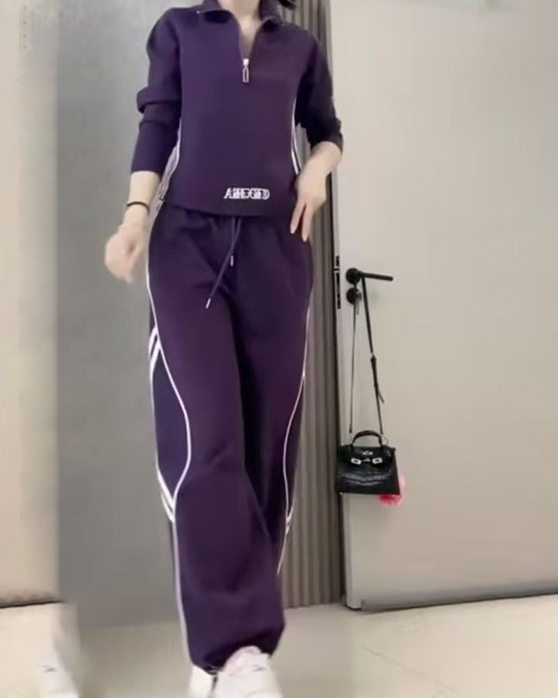 Todelte Sett Uformell Sport Figurfordelaktig