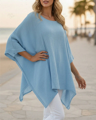 Bluse Flaggermus Erme Uregelmessig