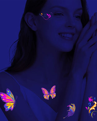 Fluorescerende Tatoveringsklistremerker