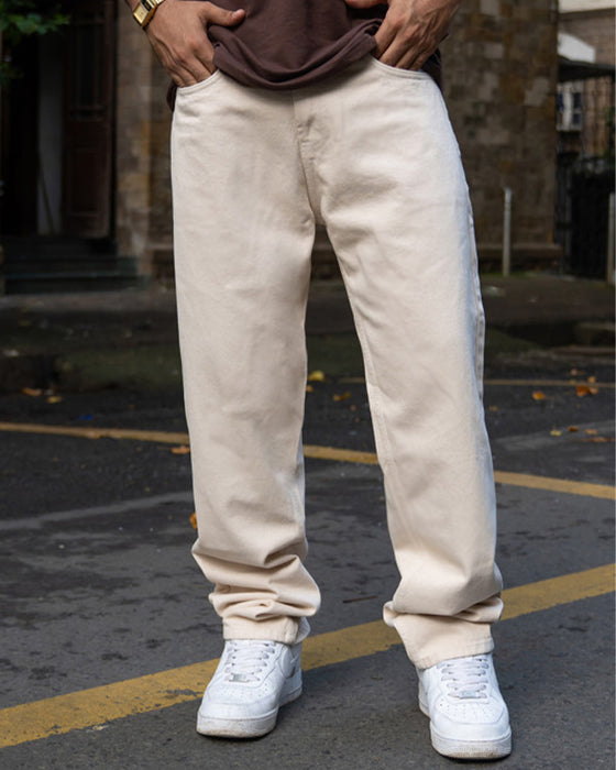 Jeans Herre Casual Rett
