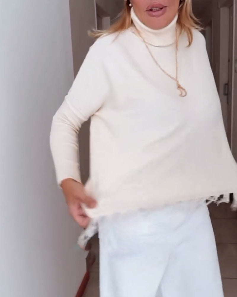 Rundhalset Strikket Undertrøye