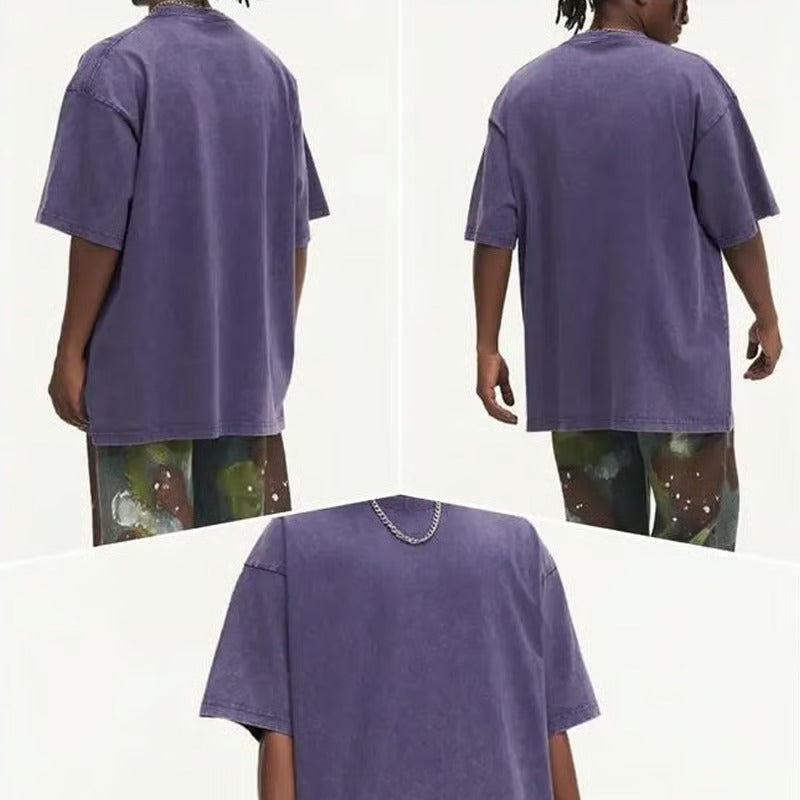 T-Skjorte Herre Vintage Løs