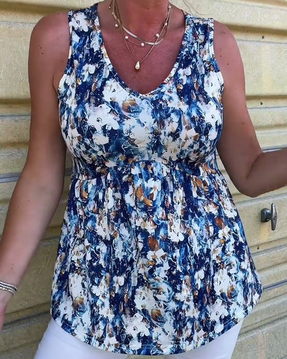 Singlett Sexy Trykt Ermeløs