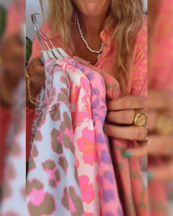 Enhetsdrakt Moteleopardtrykk