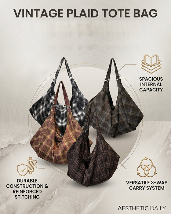 Veske Casual Stor Kapasitet Kryssband Tote