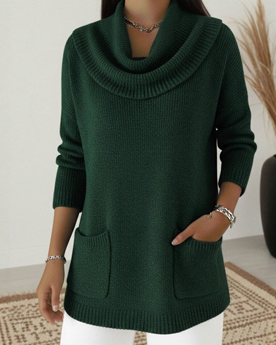 Pullover Halskrage Langermet