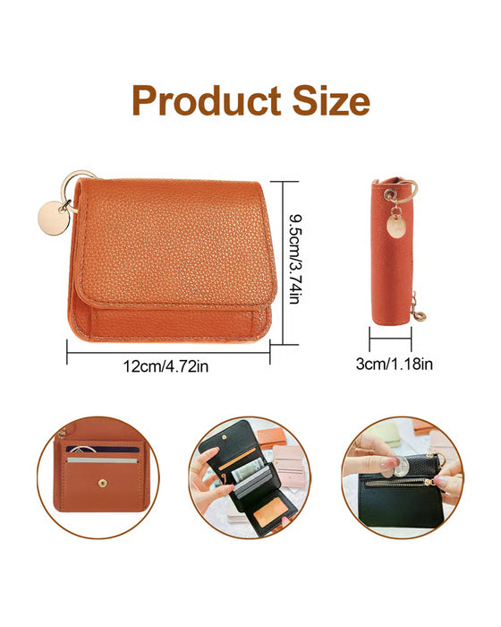 Damelommebok Elegant Minimalistisk Kort Modell
