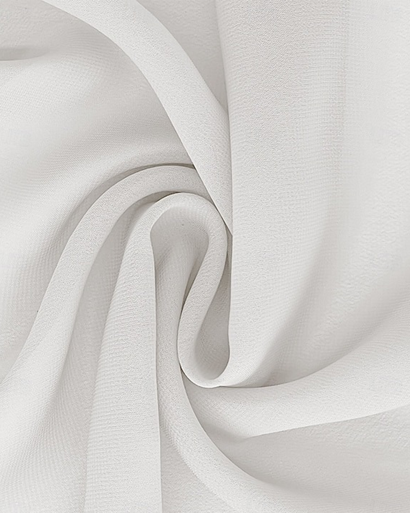 Kjole Elegant Puffermet V-Hals