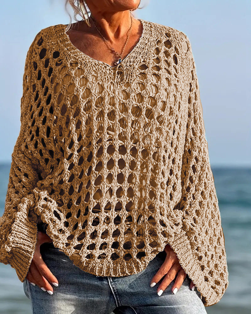 Pullover Lang Erme Hul Ut