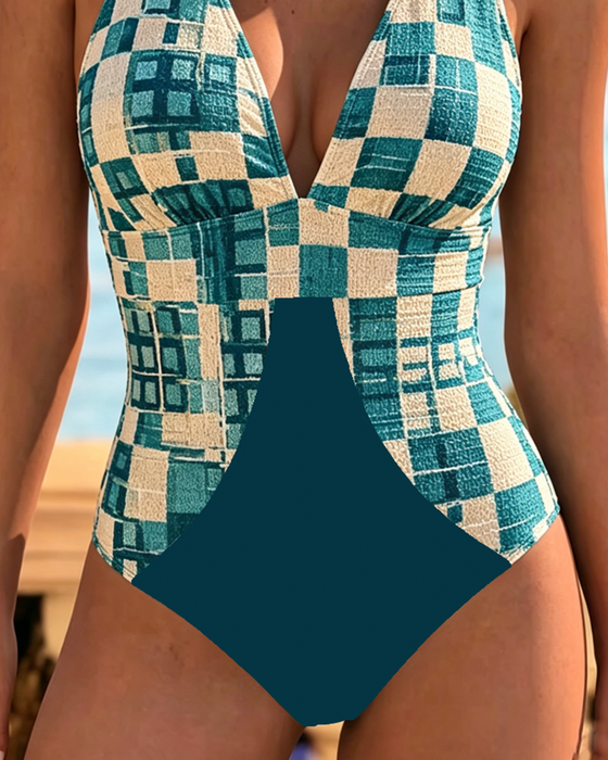 Ettstykke Halter Rutete
