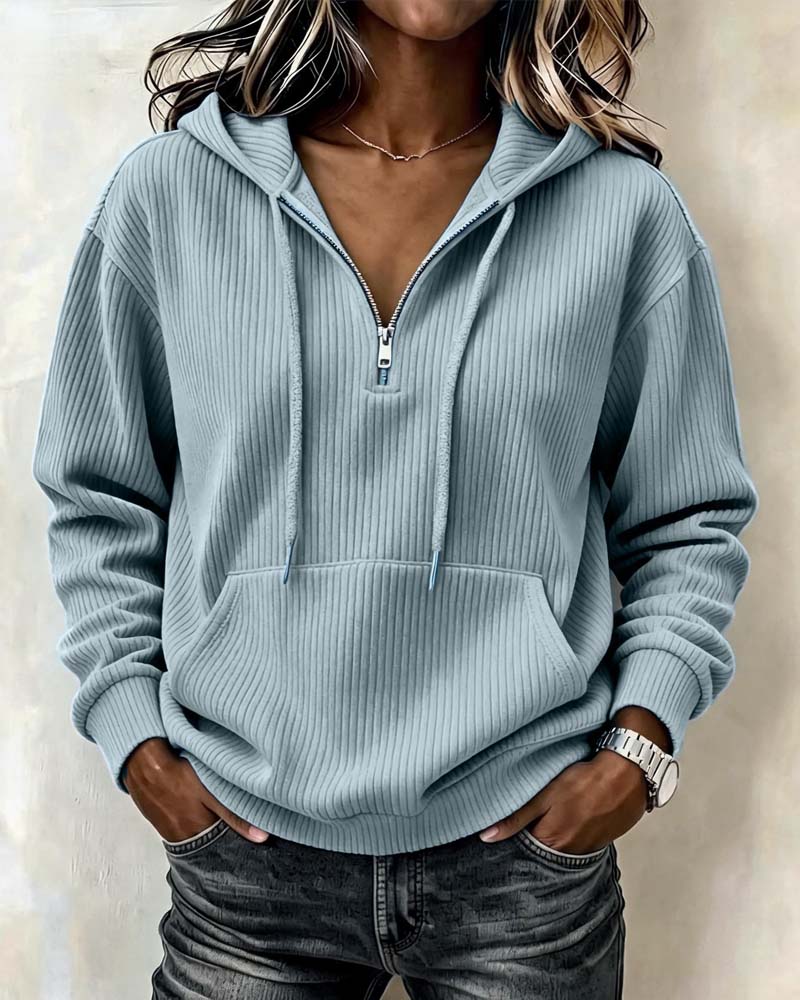 Hoodie Mote Lang Erme
