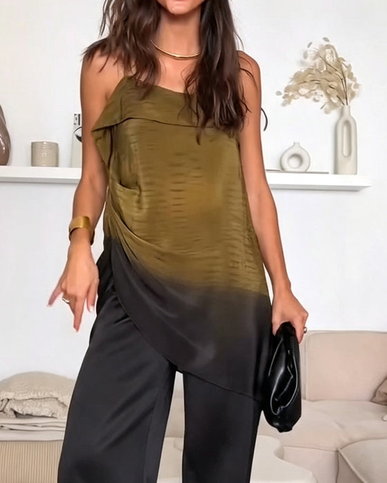 Cami Top Ombre Fargeblokk