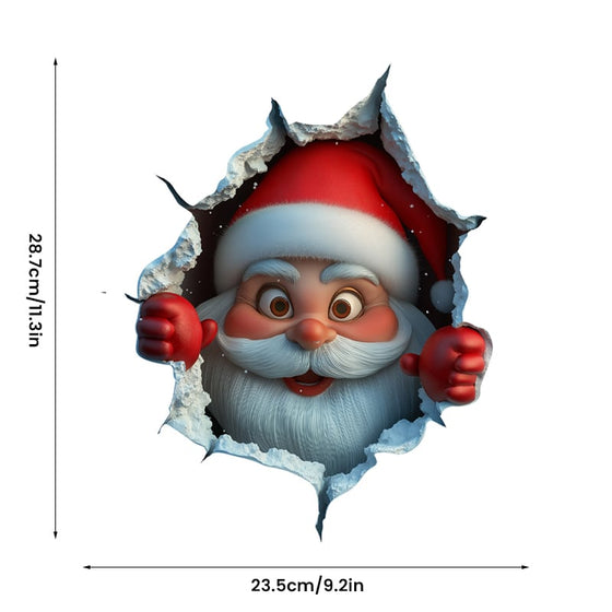 Julenisse Veggklistremerke Sett
