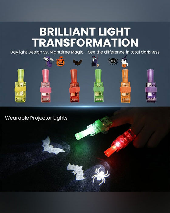 LED Projeksjon Finger Lys