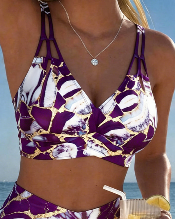 Bikini Stropp Utskjæring Designer