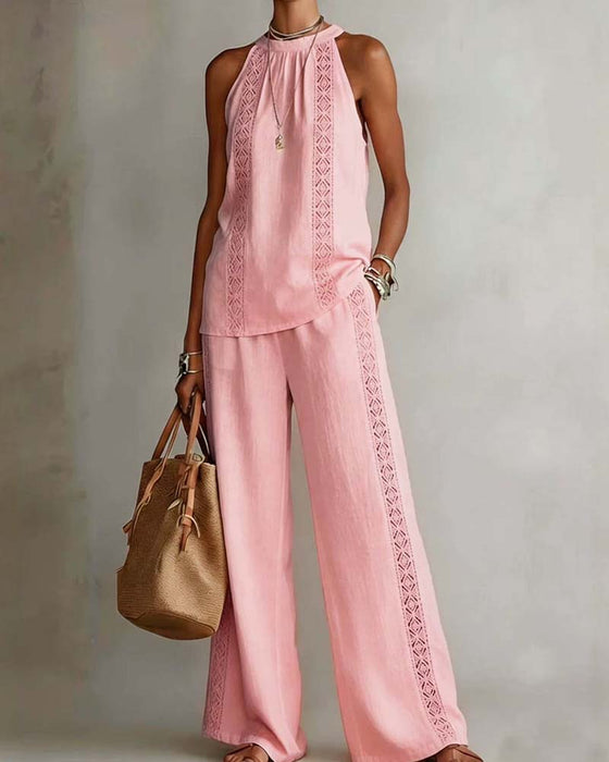Todelt Sett Hollow Out Halter