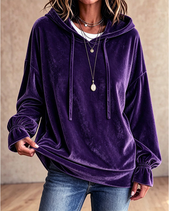 Hoodie Enfarget Langermet