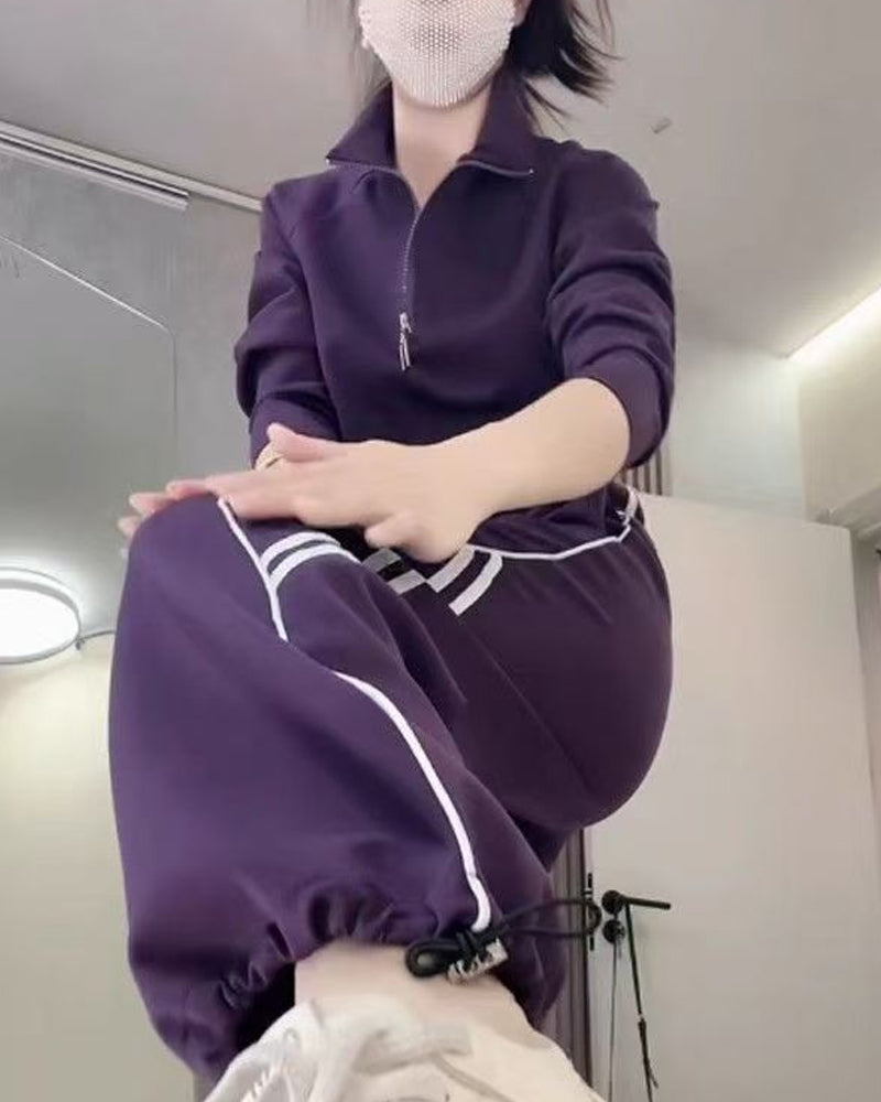 Todelte Sett Uformell Sport Figurfordelaktig