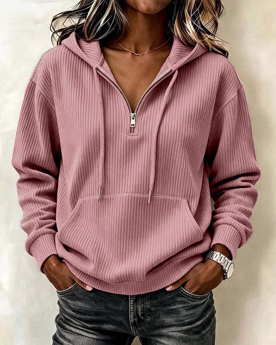 Hoodie Mote Lang Erme