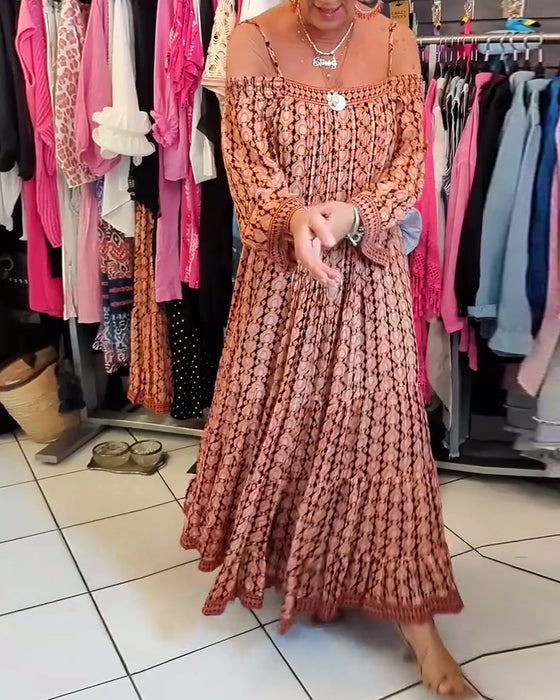 Bohemsk Stil Seleløs Kjole