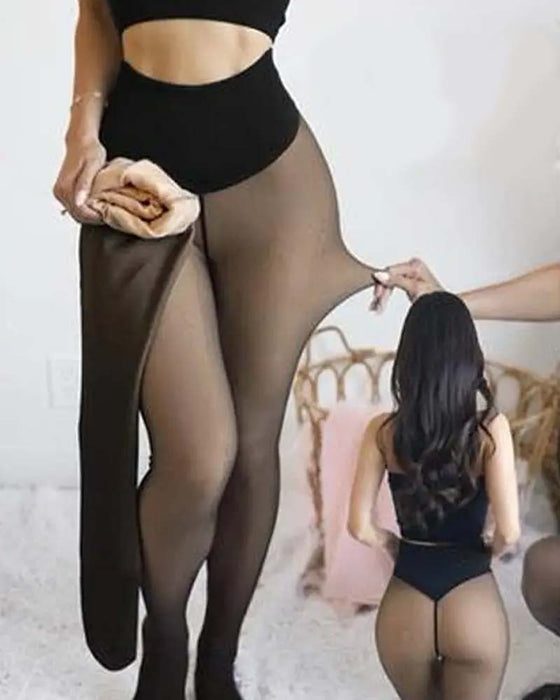Fôrede Shaping-Leggings Med Én Søm