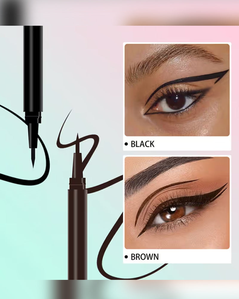Flytende Eyeliner Vanntett Ultra Tynn Spiss Rasktørkende